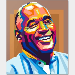 oj simpson Posters and Art